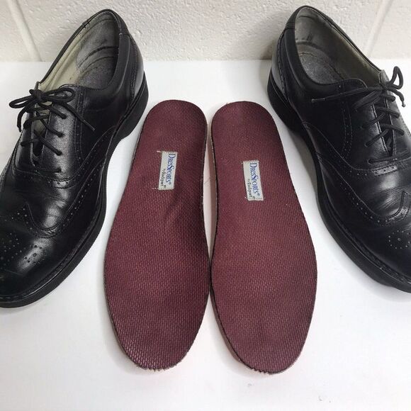 DresSports by Rockports Vibram Men's Black Lace Oxford Leather Dress Shoes 9.5XW - Picture 9 of 12